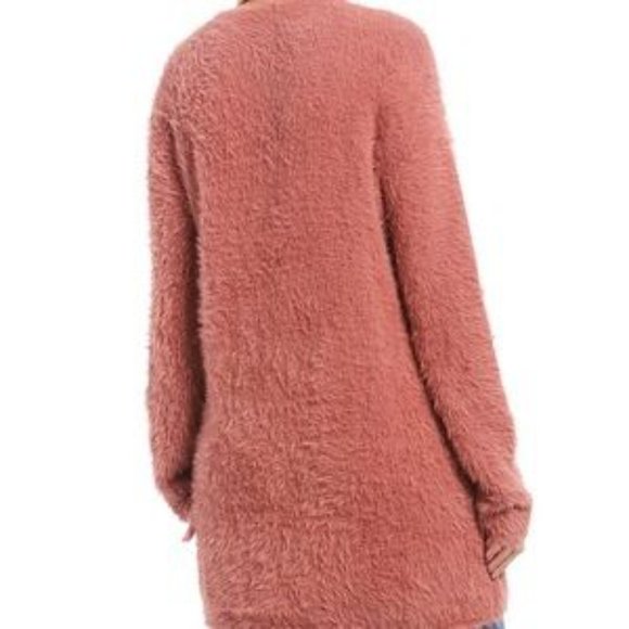 Free People Faux Fur Teddy Boyfriend Cardigan - Picture 2 of 6